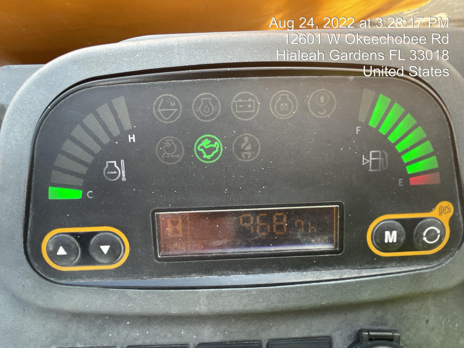 2018 Case CX37C ROPS, LONG ARM, RUBBER TRACKS, AUX HYD