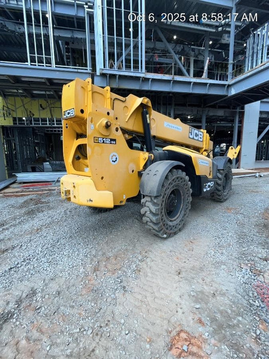 2020 JCB 512-56 Canopy, 74Hp, Solid Tires, Work Lights, Beacon, Aux Hydraulics, Back up Alarm, Lifting Eye, ES Decals