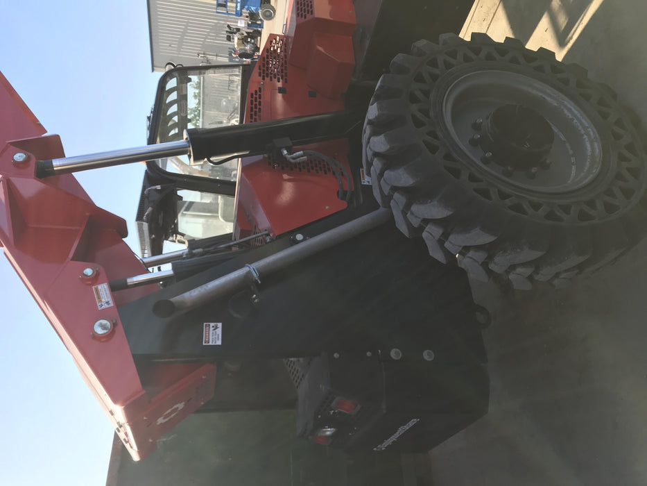 2019 Manitou MTA8044 74hp T4F, Cab/Heat/Air, Cab and Boom LED work lights, Auxiliary Hydraulics, Solid Tires, Amber strobe, Lift Hook 66" Carriage, 60" Forks