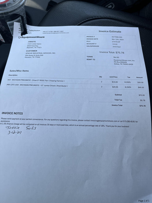 2023 MICHIGAN PNEUMATIC MP-133-ORANGE-NEP