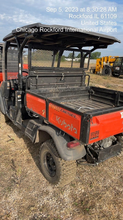2022 Kubota RTV-X1140W-H Plastic Canopy, Windshield Acrylic Clear, LED Strobe Light, Wire Harness Kit, Back up Alarm