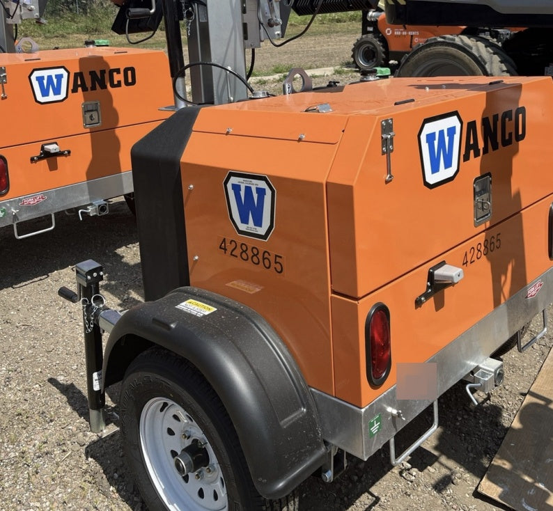 2024 Wanco WLTT-4MM4K Diesel, Deep Sea Controller, Shore Power Plug, Auto Start, (4) 350W LED Floodlights, 4kW Generator, 60 Gal Fuel Tank, 2" Ball, T3