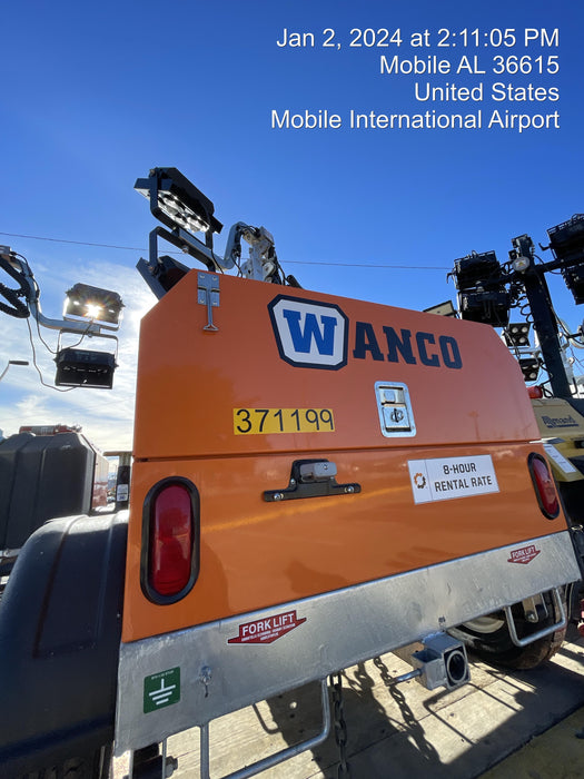 2023 Wanco WLTT-4MM4K Diesel, Deep Sea Controller, Shore Power Plug, Auto Start, (4) 350W LED Floodlights, 4kW Generator, 60 Gal Fuel Tank, 2" Ball, T3