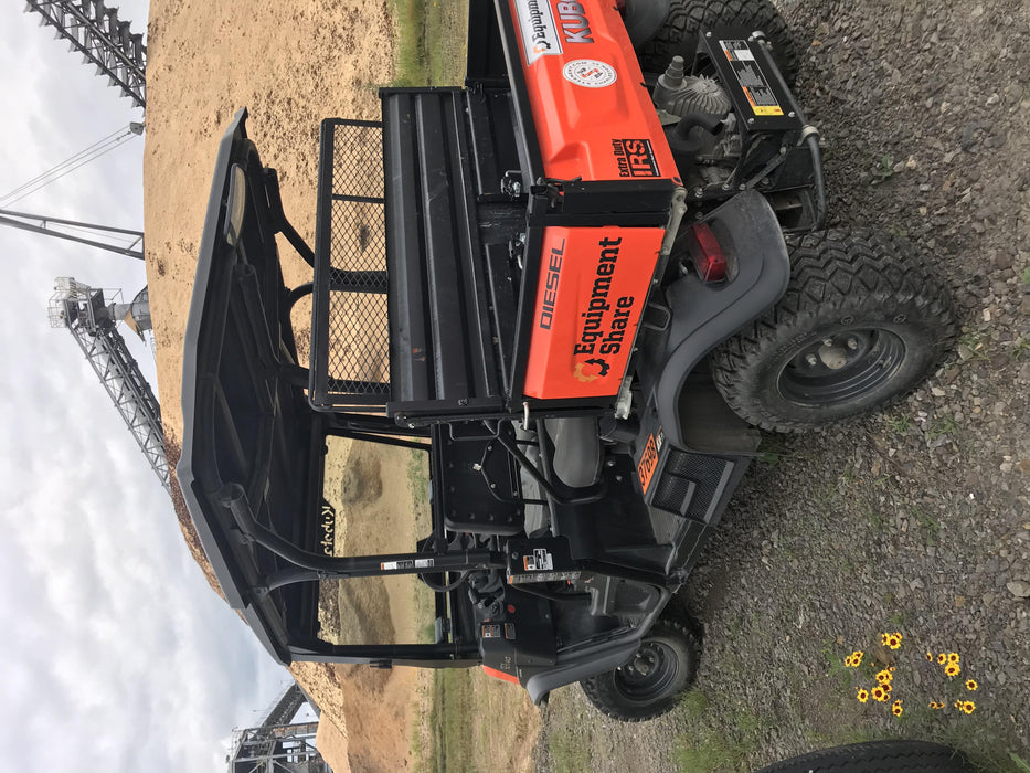 2019 Kubota RTV-X1140W-H 4wd Utility Cart, LED Strobe, Windshield Tempered Glass, Plastic Canopy, Wire Harness Kit, Backup Alarm