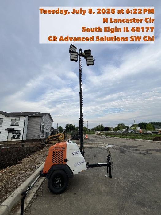 2024 Generac MLT2 Diesel, Flex Switch 120V Input, Powerzone Controller, 
(4) 320W LED Lights, 4kW Generator, 39.9 Gal Fuel Tank, 2" Ball, T3