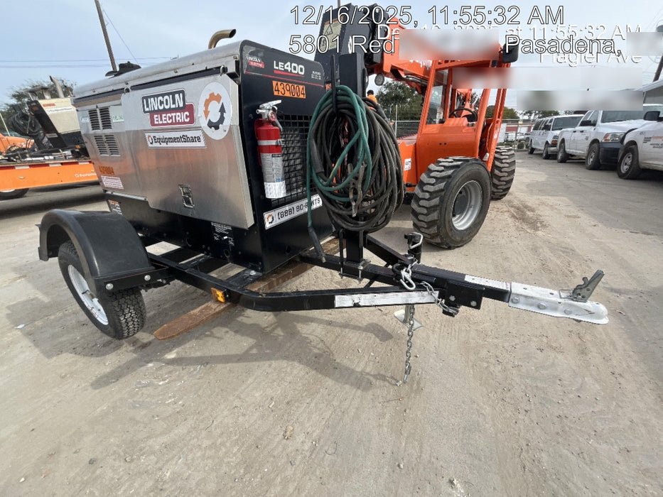2024 Lincoln Electric LE400 Kubota V1505, Trlr, Cable Rack, Light Kit, ES Decals, T3