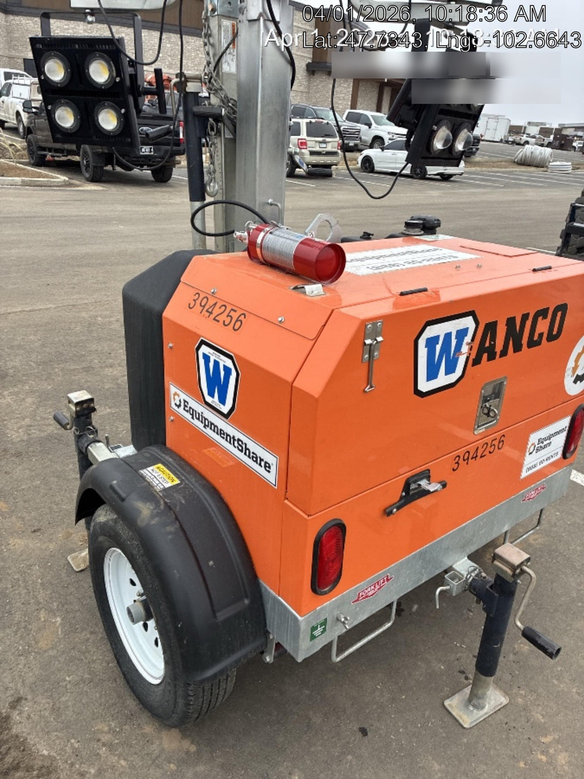2024 Wanco WLTT-4MM4K Diesel, Deep Sea Controller, Shore Power Plug, Auto Start, (4) 350W LED Floodlights, 4kW Generator, 60 Gal Fuel Tank, 2" Ball, T3