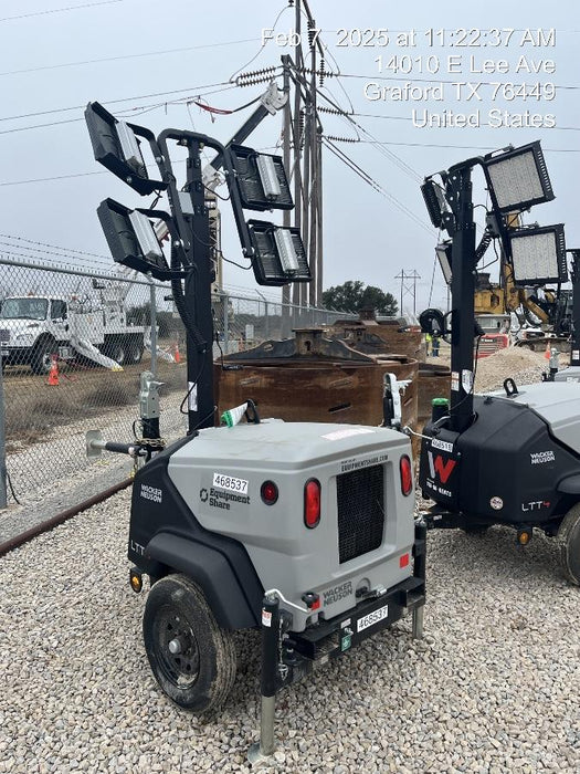 2024 Wacker Neuson LTT4 Diesel, Kohler KDW702, Deep Sea Controller, Auto Start, LED 320W, Bypass Outlet, T3