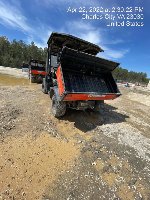 2021 Kubota RTV-X1140W-H Plastic Canopy, Windshield Acrylic Clear, LED Strobe Light, Wire Harness Kit, Back up Alarm
