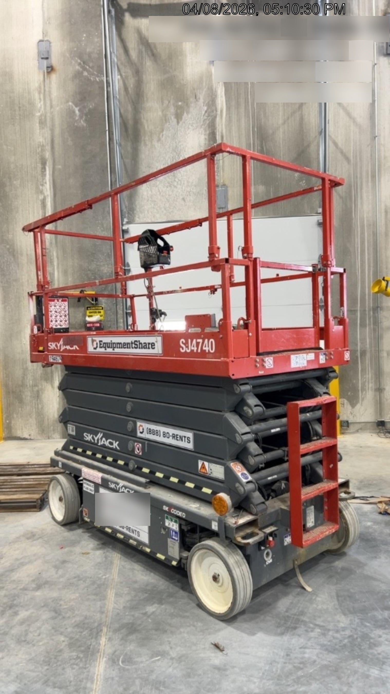 2021 Skyjack SJ4740 Hyd Drive, Sld NM Tires, DBcns, EST