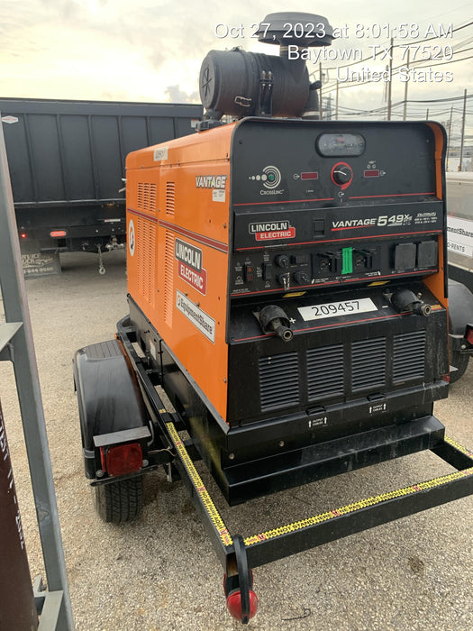 2022 Lincoln Electric Vantage 549X VANTAGE 549X READY-PAK 3