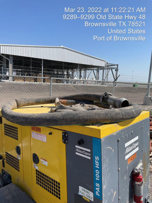 2020 ATLAS COPCO PAS 100 HF CS Enclosed