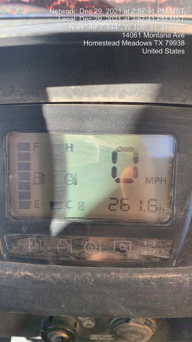 2021 Kubota RTV-X1140W-H Plastic Canopy, Windshield Acrylic Clear, LED Strobe Light, Wire Harness Kit, Back up Alarm