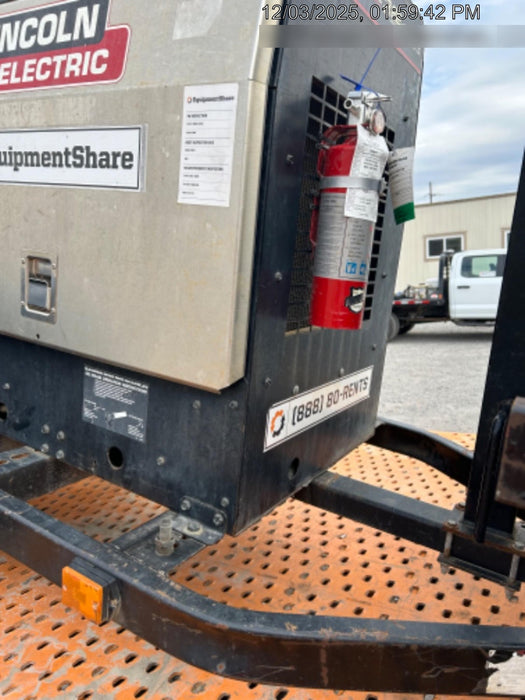 2019 Lincoln Electric Vantage 322 Lincoln Vantage 322 Welder w/Trailer, Light Kit, Cable Rack