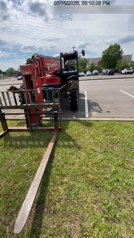 2019 Manitou MTA10055 Canopy, 120 HP, Solid Tires, Work Lights, Lift Hook, Auxiliary Hydraulics 66" Carriage and 60" Forks