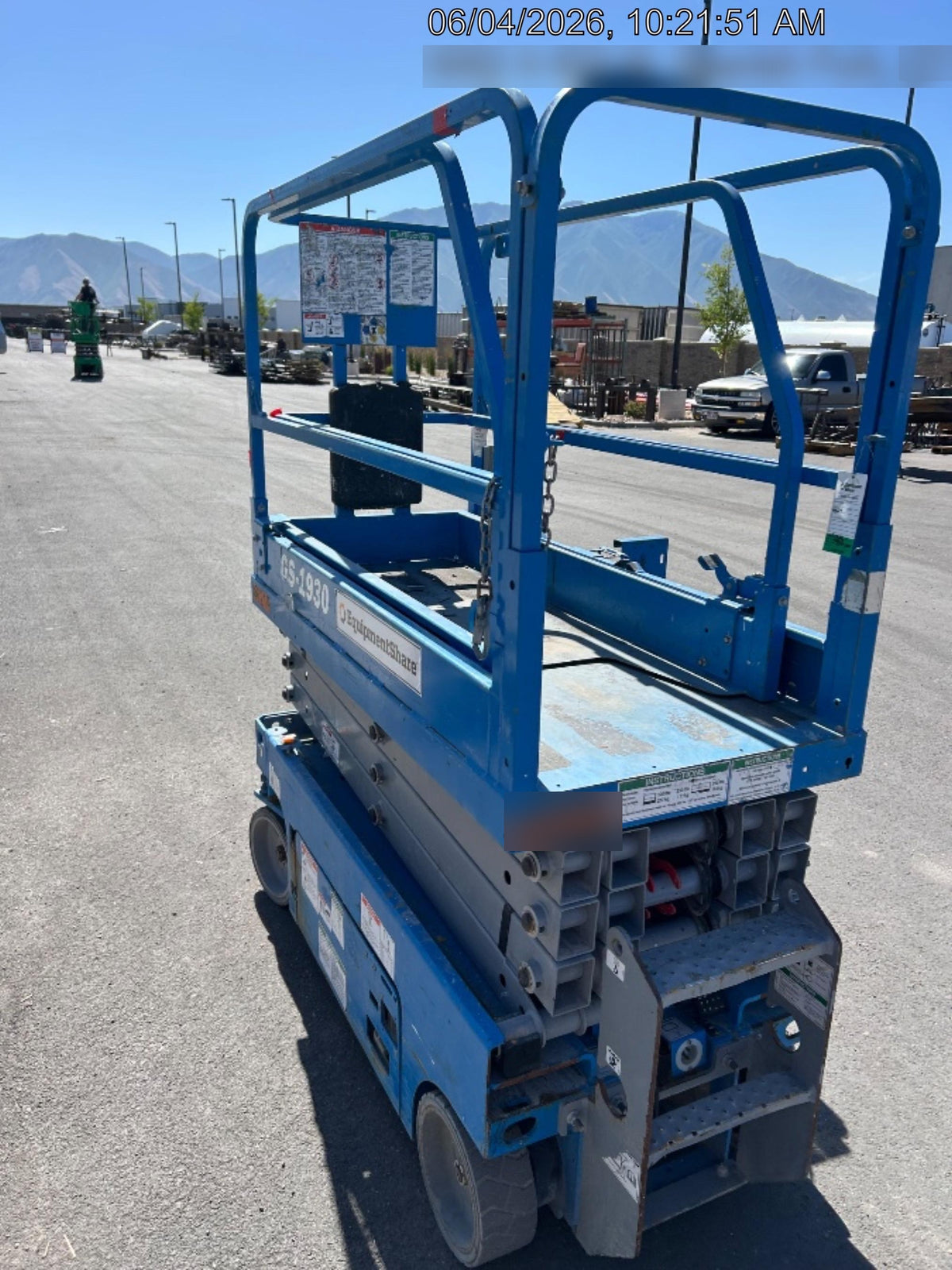 2019 Genie GS-1930 Fixed rails with chain Entry