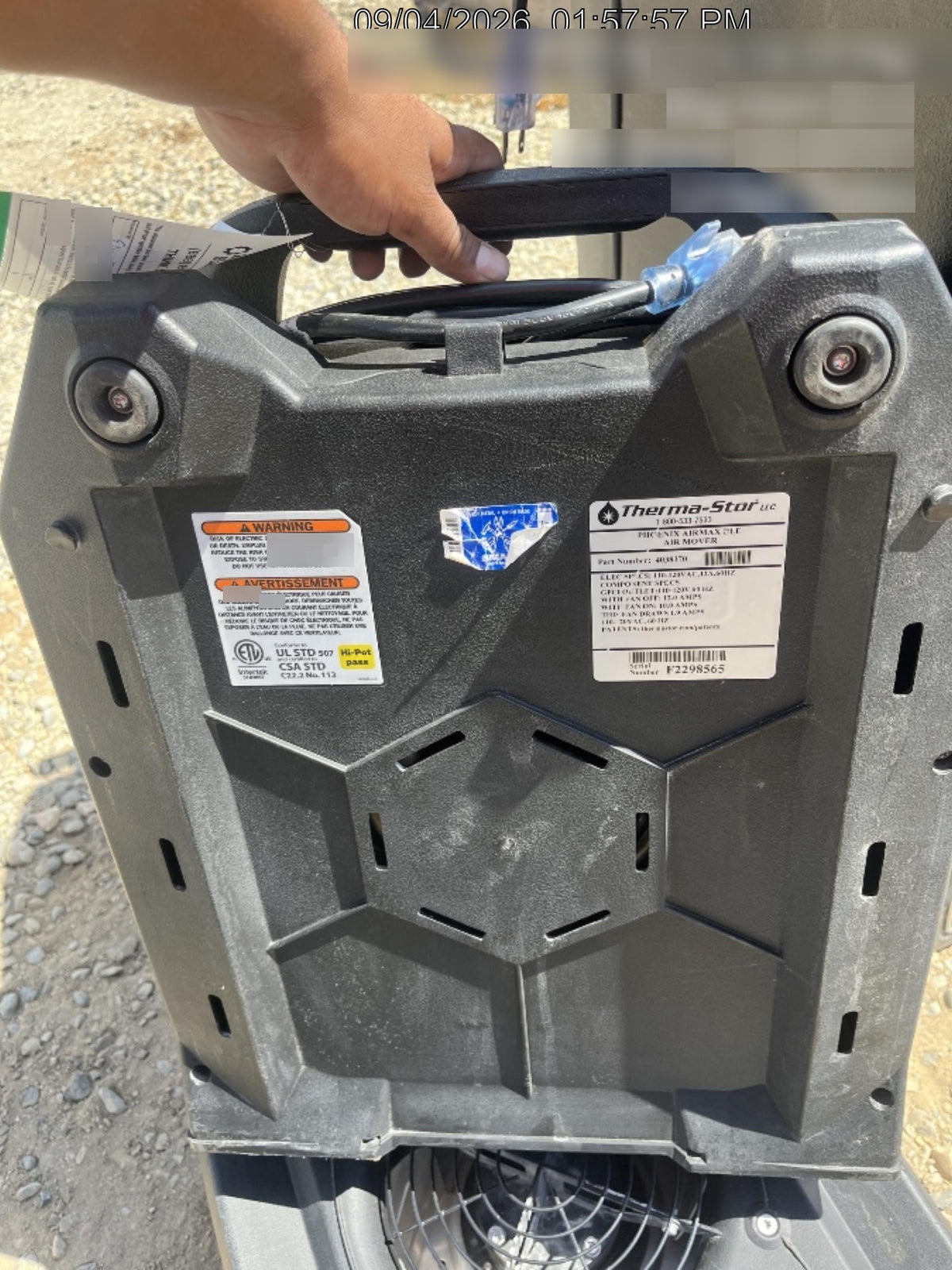2022 PHOENIX AirMAX Radial Air Mover
