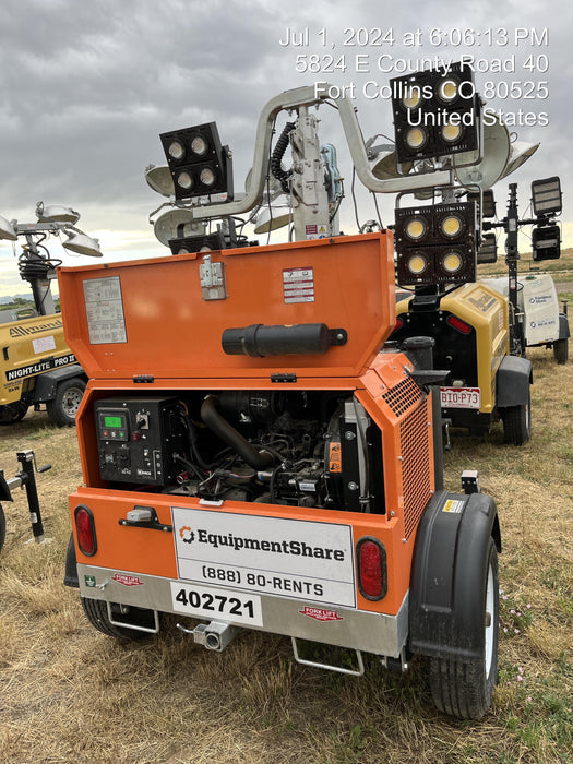 2024 Wanco WLTT-4MM4K Diesel, Deep Sea Controller, Shore Power Plug, Auto Start, (4) 350W LED Floodlights, 4kW Generator, 60 Gal Fuel Tank, 2" Ball, T3