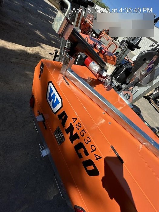 2025 Wanco WLTT-4MM4K Diesel, Mitsubishi L2E, 9.0HP @1800 rpm, Deep Sea Controller, Shore Power Plug, Auto Start, (4) 350W LED Floodlights, 4kW Generator, 60 Gal Fuel Tank, 2" Ball, T3