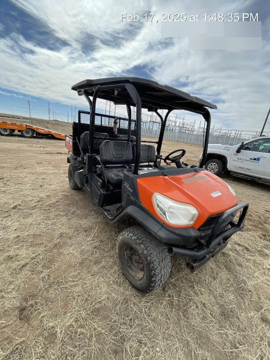 Kubota RTV-X1140W-H 4wd Utility Cart, LED Strobe, Windshield Tempered Glass, Pastic Canopy, Wire Harness Kit, Backup Alarm