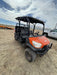 Kubota RTV-X1140W-H 4wd Utility Cart, LED Strobe, Windshield Tempered Glass, Pastic Canopy, Wire Harness Kit, Backup Alarm