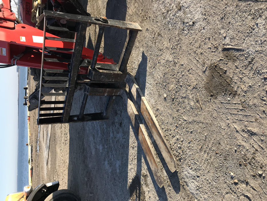 2019 Manitou MTA12042 Cab/Heat/Air, 120 HP, Solid Tires, Work Lights, Lift Hook, Auxiliary Hydraulics 66" Carriage and 60" Forks