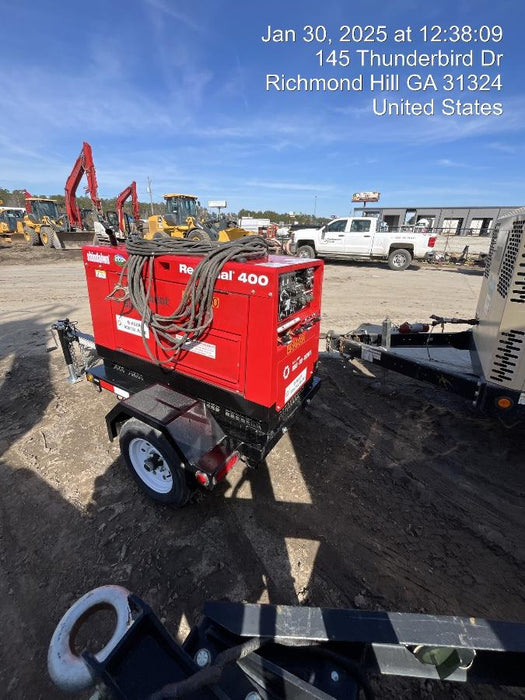 2024 Shindaiwa DGW400DML Kubota D902 Engine, 23 HP, Dual Op Welder, Wire, Arc, Droop Stick, Tig, and CC Stick Functionality, Simulphase, 3 Phase and 1 Phase Gen Output, Single Axle NB Trlr, Slr Trckl Chrg 12V 12W, Fire Ext, T3
