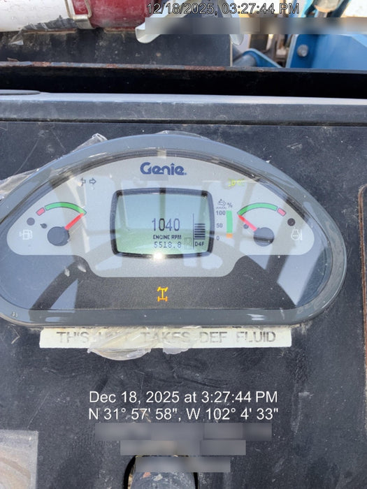 2017 Genie GTH-1056 Genie GTH1056, Solid Tires, 60" carriage, Light Kit, Open ROPS