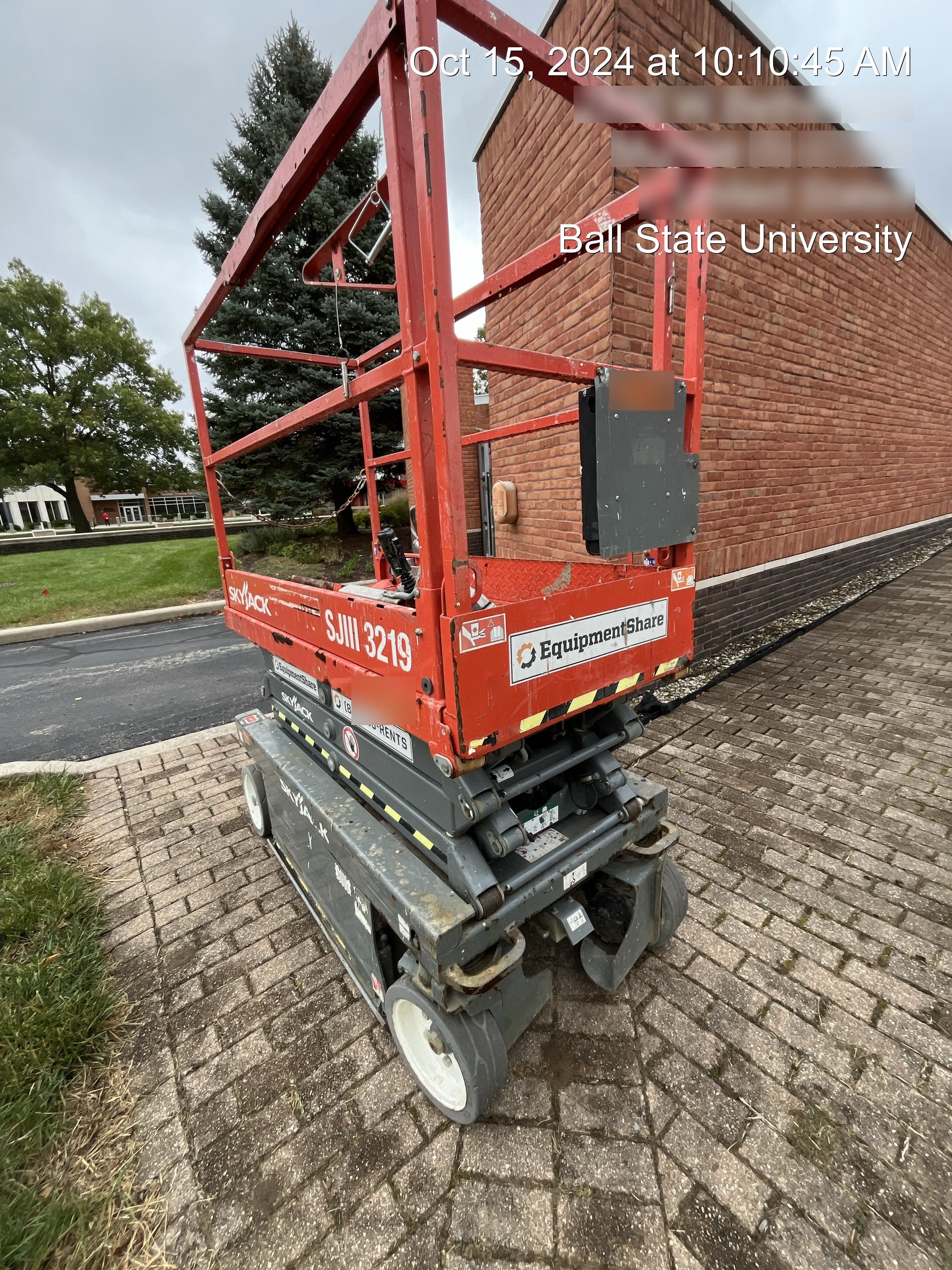 2016 Skyjack SJIII-3219 Standard Rental Specs