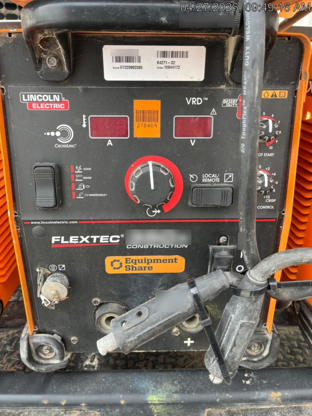 2022 LINCOLN ELECTRIC FLEXTEC 350X