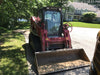 2018 Takeuchi TL12V2C Takeuchi TL12V2C Cab Skid Steer Track Loader, 80" HD dirt bucket with 9 teeth