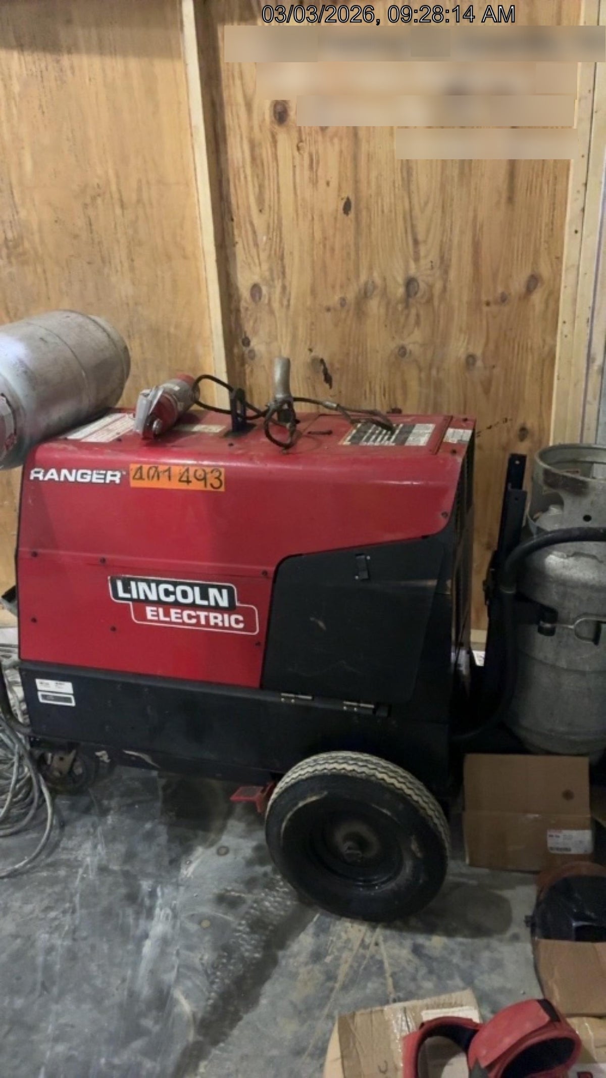 2024 Lincoln Electric Ranger 305 LPG Ranger 305 LPG, Undercarriage, Tank Holder & Strap, 10kw AC Gen, 25hp Kohler LPG Eng