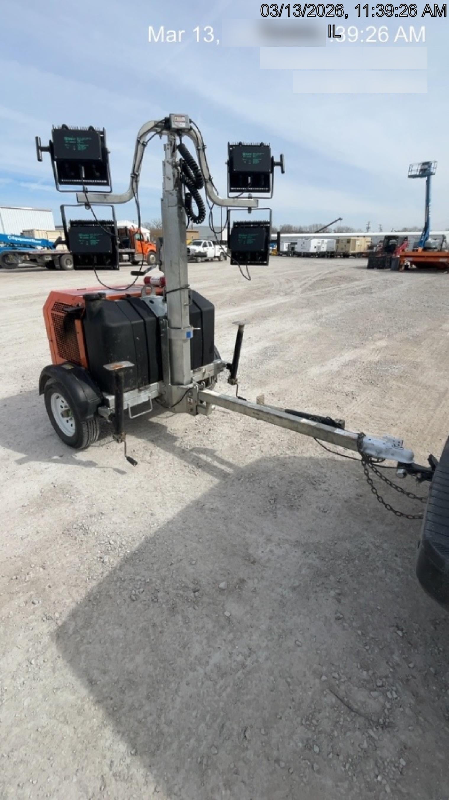 2024 Wanco WLTT-4MM4K Diesel, Deep Sea Controller, Shore Power Plug, Auto Start, (4) 350W LED Floodlights, 4kW Generator, 60 Gal Fuel Tank, 2" Ball, T3