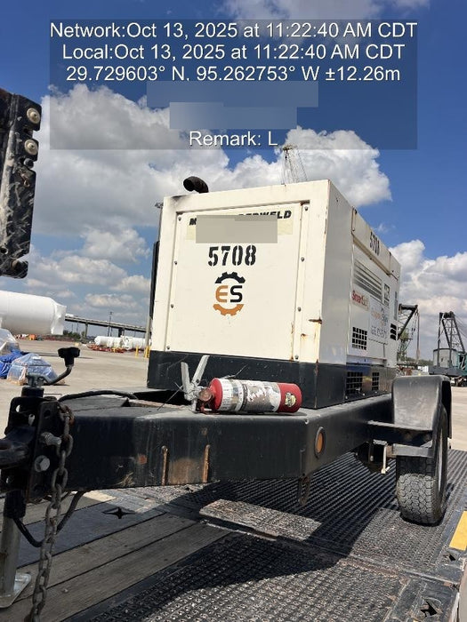 2017 Multiquip DLW400ESA4 MultiQuip 400 amp Welder, 14kW, 120/240V, T4F Kubota + 100' welding cable set