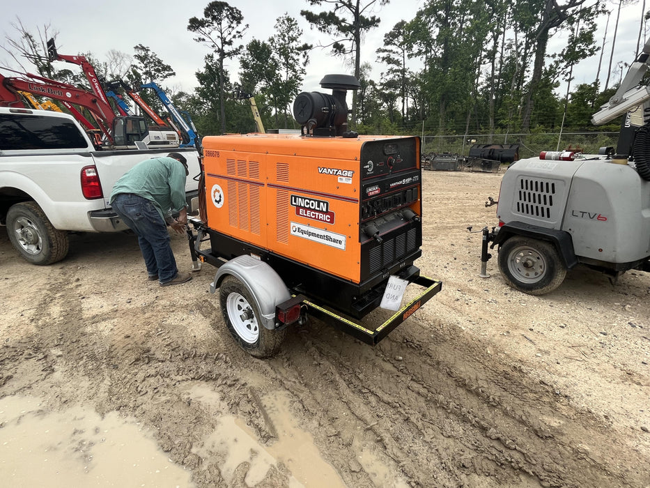 2022 Lincoln Electric Vantage 549X Crosslink Technology, Trailer Mounted, ES Decals, T3