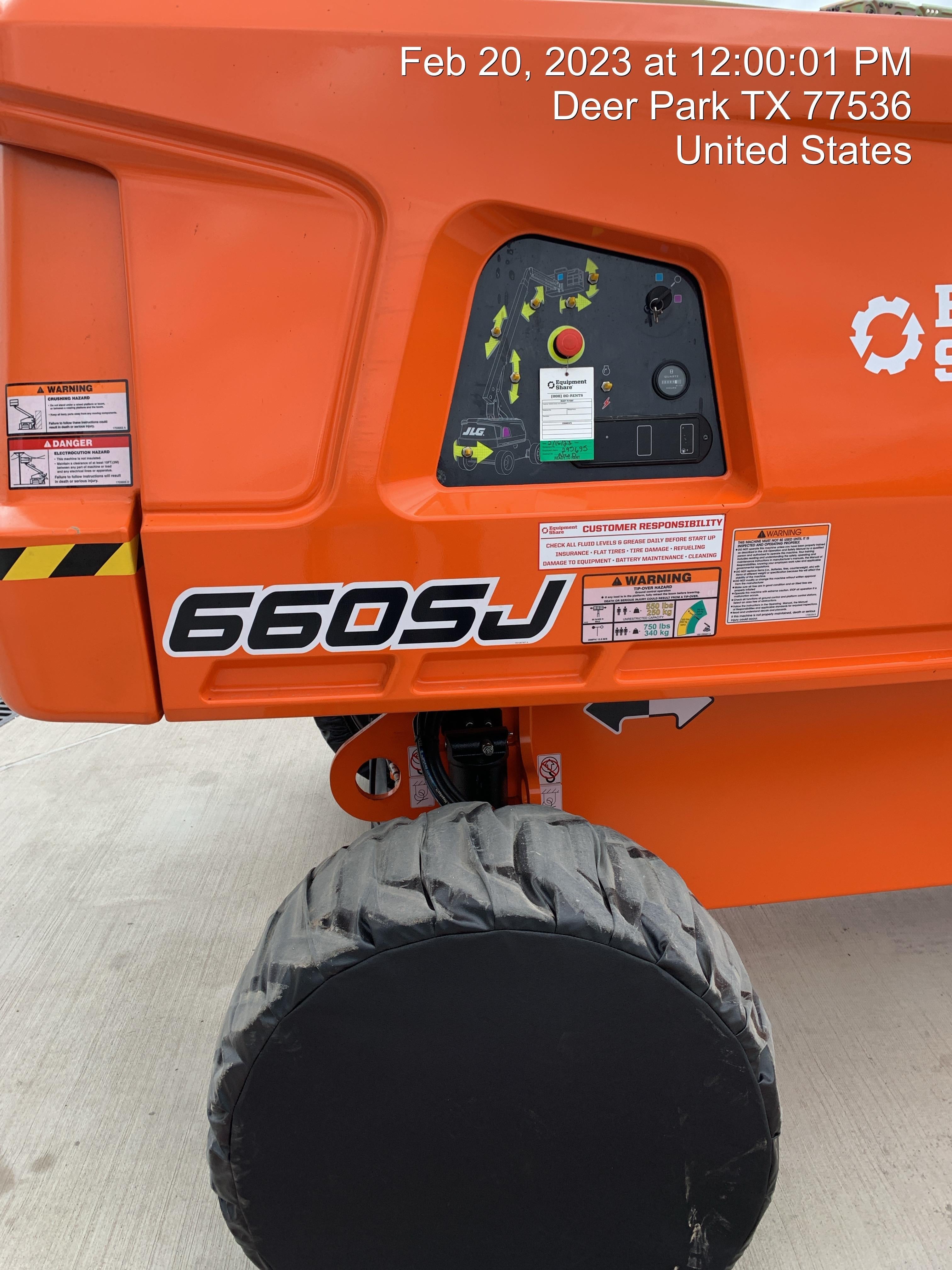 2023 JLG 660SJ