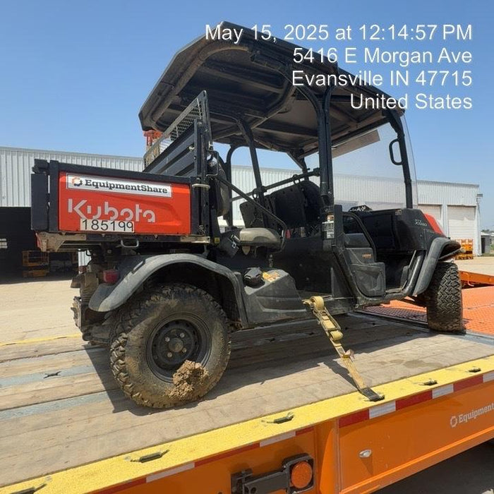 2022 Kubota RTV-X1140W-H Plastic Canopy, Windshield Acrylic Clear, LED Strobe Light, Wire Harness Kit, Back up Alarm