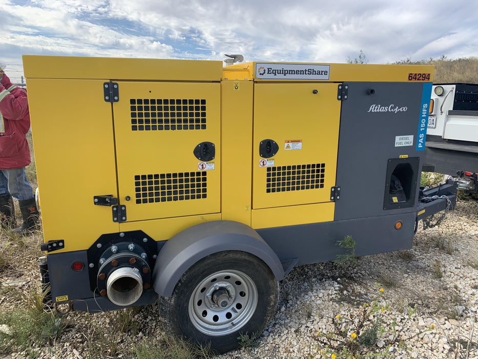 2020 ATLAS COPCO PAS 150 HF CS Enclosed