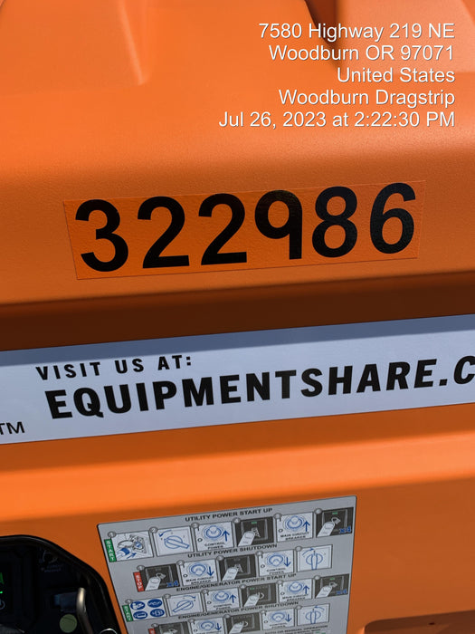 2023 Generac MLT2 Diesel, Flex Switch 120V Input, Powerzone Controller, (4) 320W LED Lights, 4kW Generator, 39.9 Gal Fuel Tank, 2" Ball, T3