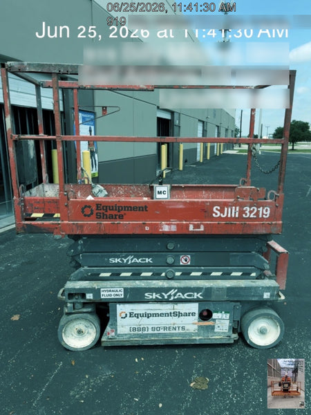 2019 Skyjack SJIII-3219 Standard Options, Trojan Batteries