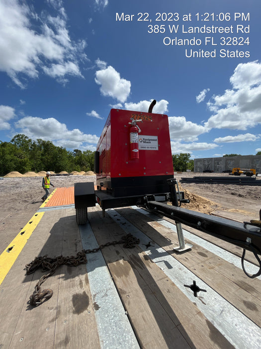 2022 Shindaiwa DGW400MDL Kubota D902 Engine, 23 HP, Dual Op Welder, Wire, Arc, Droop Stick, Tig, and CC Stick Functionality, Simulphase, 3 Phase and 1 Phase Gen Output, Single Axle NB Trlr, Slr Trckl Chrg 12V 12W, Fire Ext