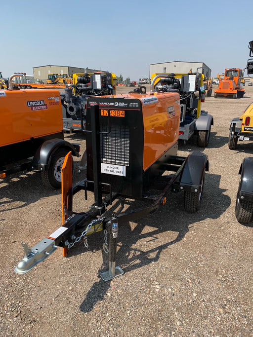 2021 Lincoln Electric Vantage 322 Vantage 322 Ready Pak 3 w/ Decals, ORANGE (includes trailer, cable rack, fender light kit) NO Telematics