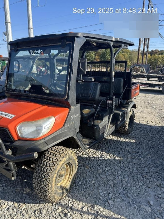 Kubota RTV-X1140W-H 4WD, LED Strobe, Windshield Acrylic Clear, Plastic Canopy, Wire Harness Kit, Backup Alarm