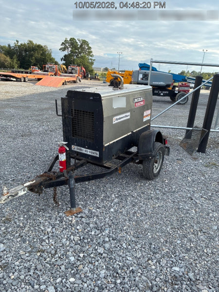 2019 Lincoln Electric Vantage 322 Welder Ready-Pak 3, Two wheel trailer, Fender and Light kit, Cable Rack