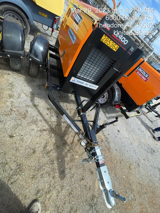 2022 Lincoln Electric LE400 Kubota V1505, Trlr, Cable Rack, Light Kit, ES Decals, T3