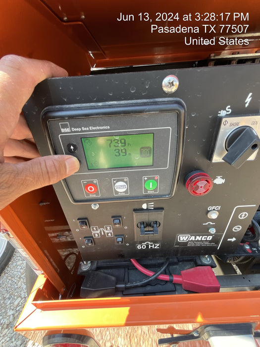 2024 Wanco WLTT-4MM4K Diesel, Deep Sea Controller, Shore Power Plug, Auto Start, (4) 350W LED Floodlights, 4kW Generator, 60 Gal Fuel Tank, 2" Ball, T3