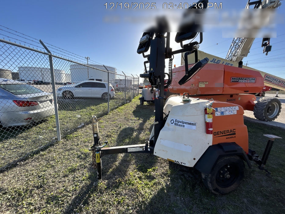 2024 Generac MLT2 Diesel, Flex Switch 120V Input, Powerzone Controller, 
(4) 320W LED Lights, 4kW Generator, 39.9 Gal Fuel Tank, 2" Ball, T3