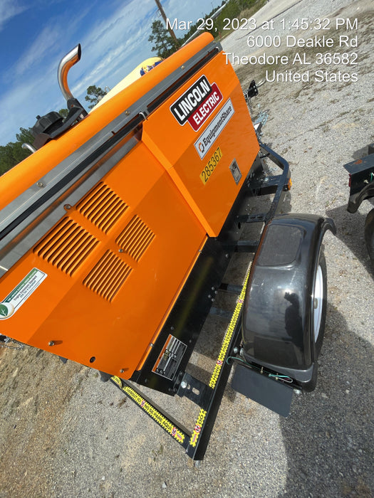 2022 Lincoln Electric LE400 Kubota V1505, Trlr, Cable Rack, Light Kit, ES Decals, T3