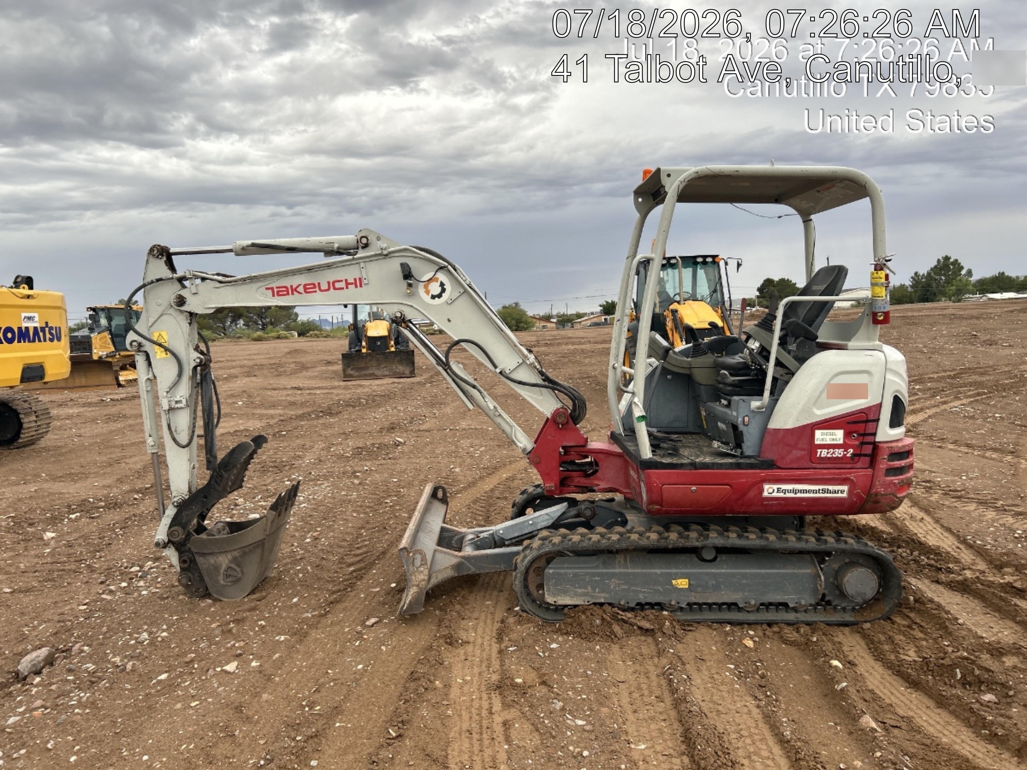 2020 TAKEUCHI TB235-2R