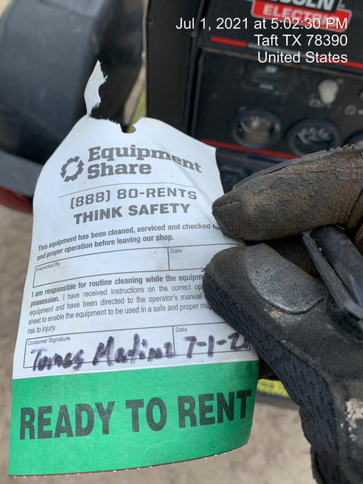 2021 Lincoln Electric Vantage 322 Ready Pak 3